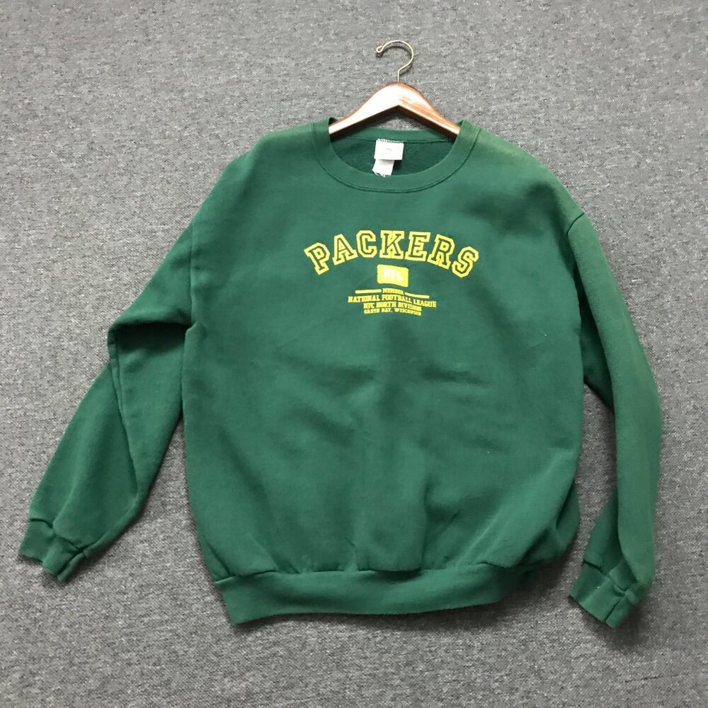 Men's L Vintage Official NFL Member NFC North Division Green Bay Packers Sweater